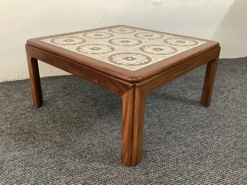 G Plan Tiled Mid Century Teak Coffee Table.
