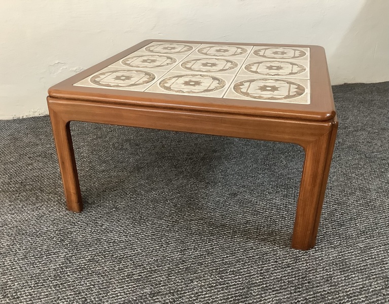 G Plan Tiled Mid Century Teak Coffee Table.