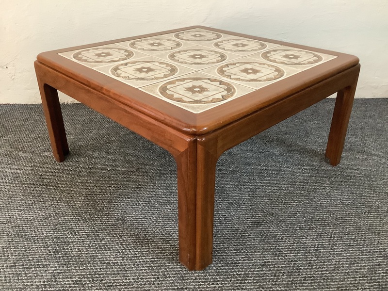 G Plan Tiled Mid Century Teak Coffee Table.