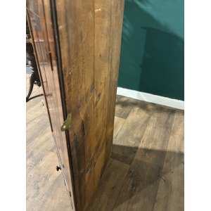 Georgian Oak With Mahogany Cross Banding Corner Cupboard
