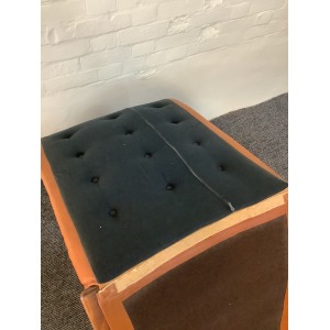 Gote Mobler Leather Reclining Swivel Chair.