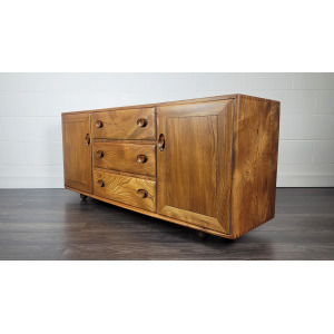 Ercol Low Sideboard, 1970s
