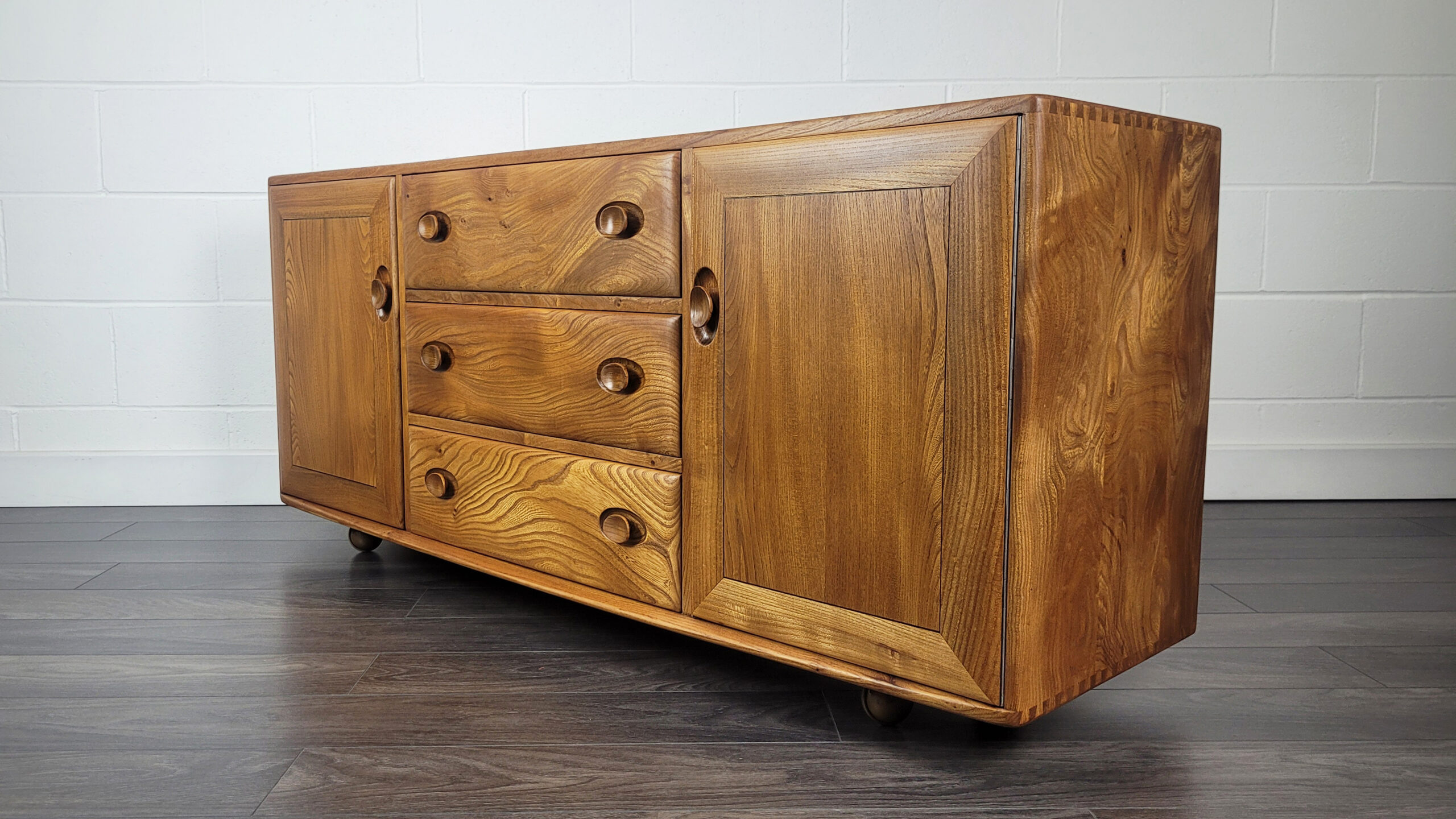 Ercol Low Sideboard, 1970s
