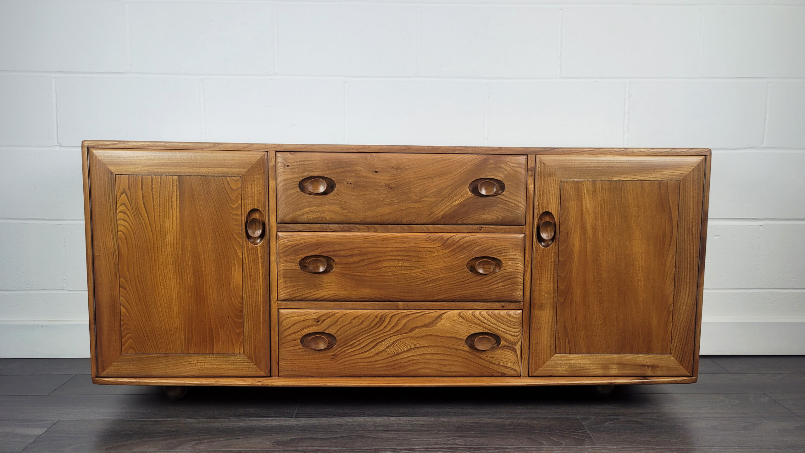 Ercol Low Sideboard, 1970s
