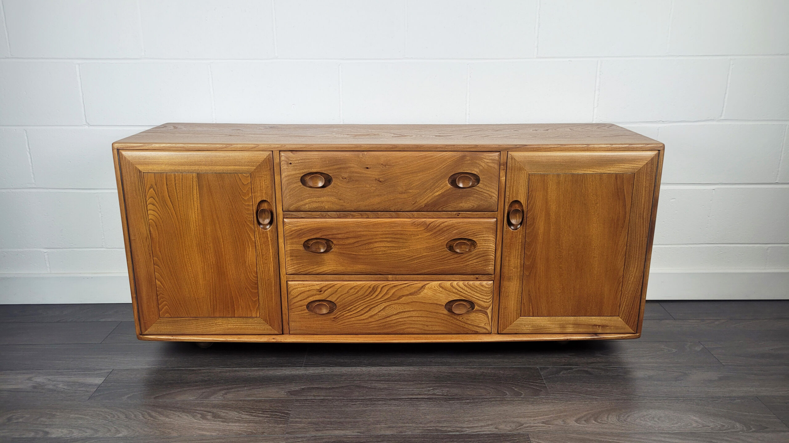 Ercol Low Sideboard, 1970s