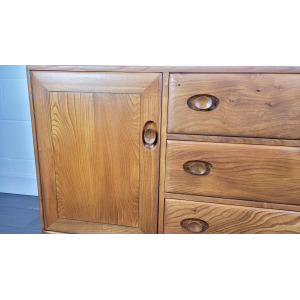 Ercol Low Sideboard, 1970s