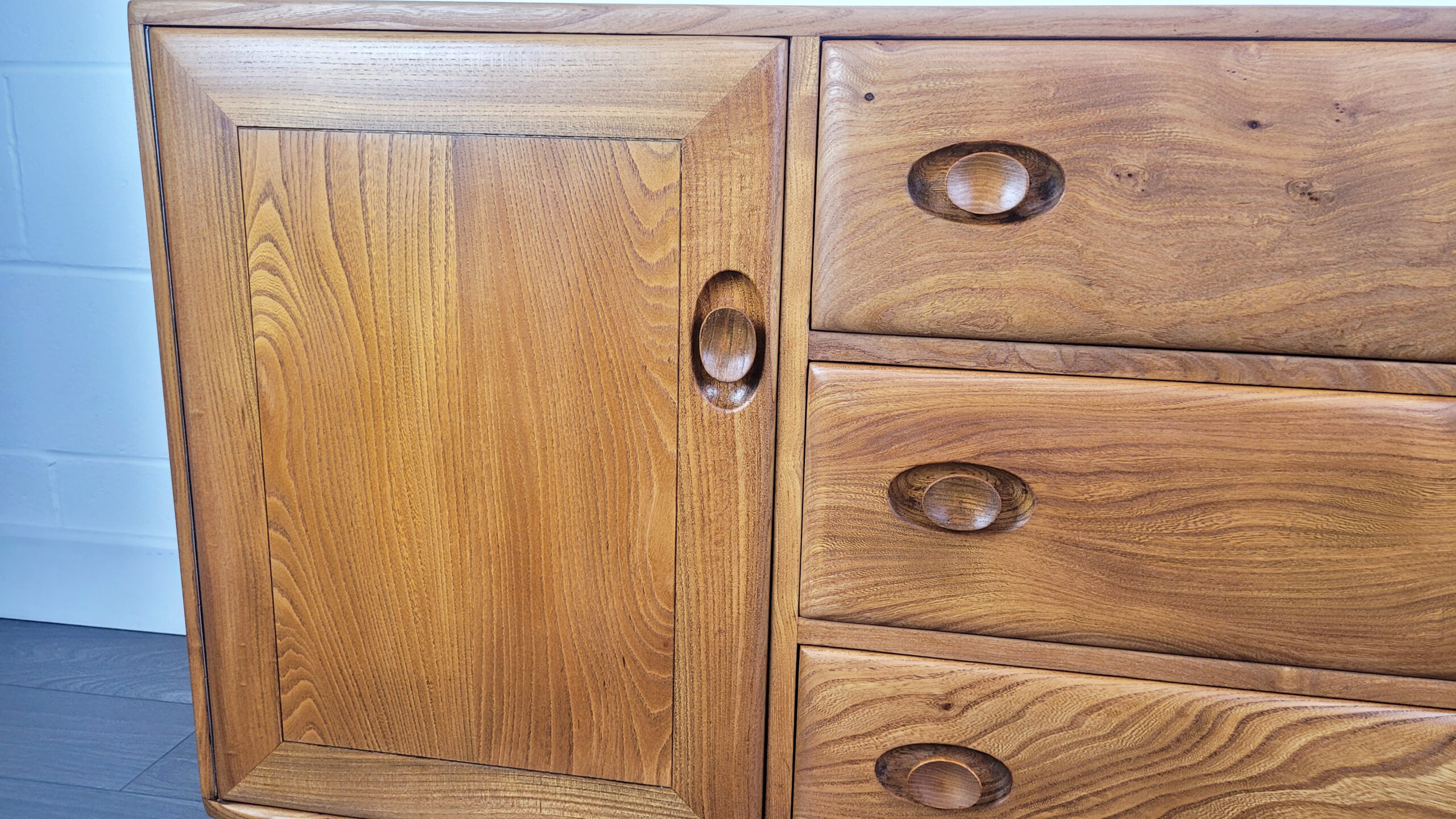 Ercol Low Sideboard, 1970s