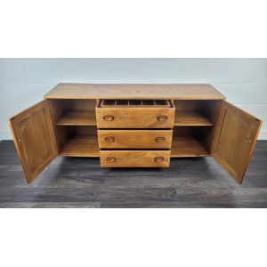Ercol Low Sideboard, 1970s