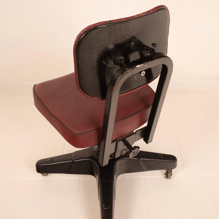 Industrial Stool by Chromcraft Corporation Stool USA 1944