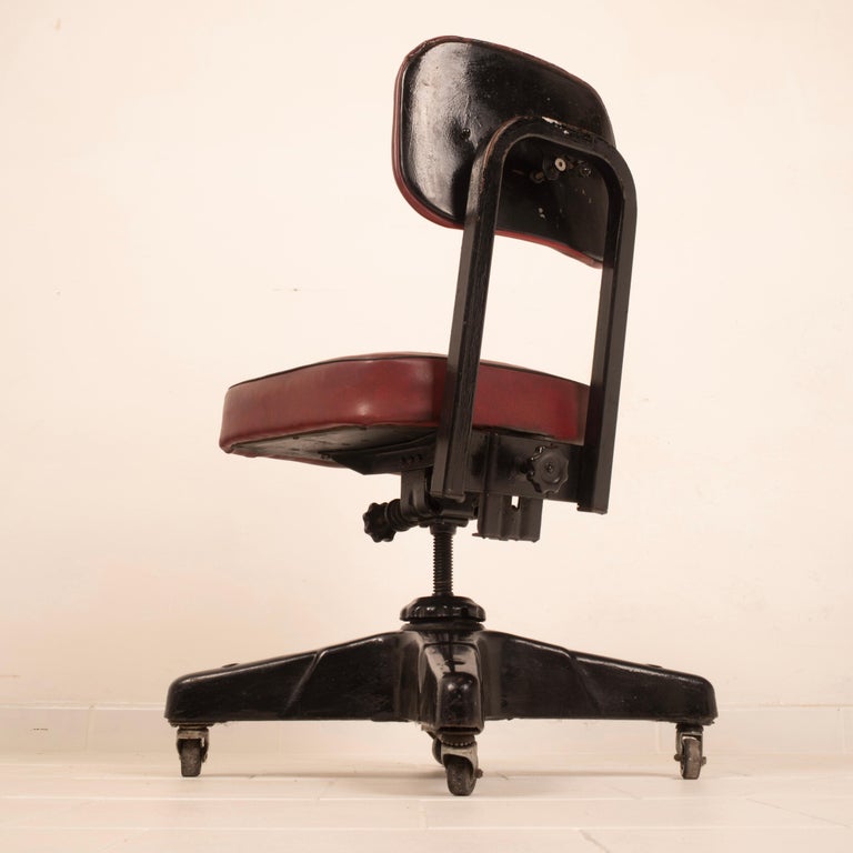 Industrial Stool by Chromcraft Corporation Stool USA 1944