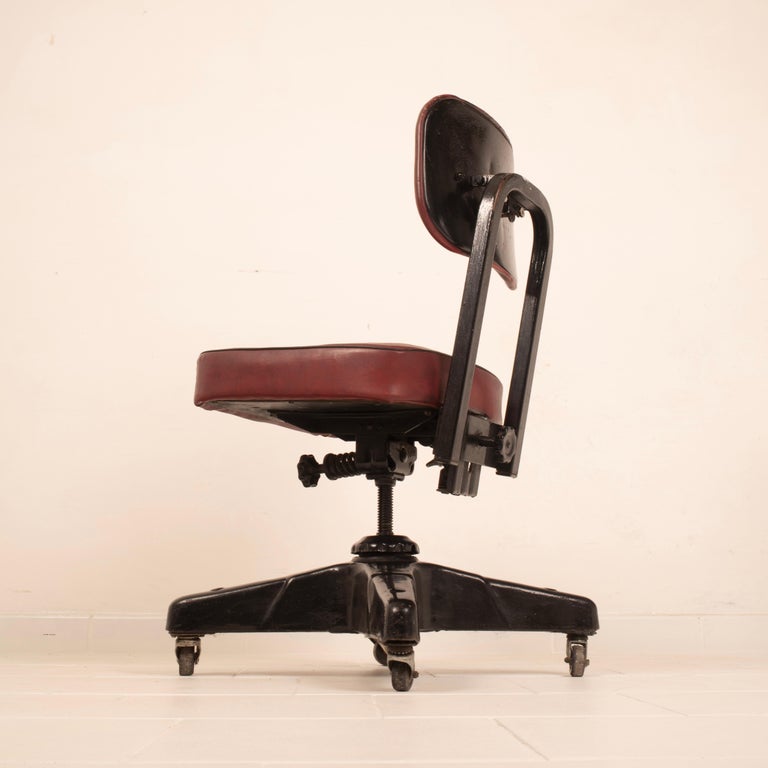 Industrial Stool by Chromcraft Corporation Stool USA 1944