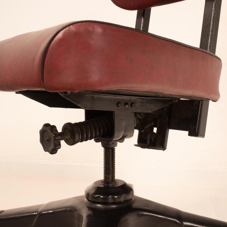 Industrial Stool by Chromcraft Corporation Stool USA 1944