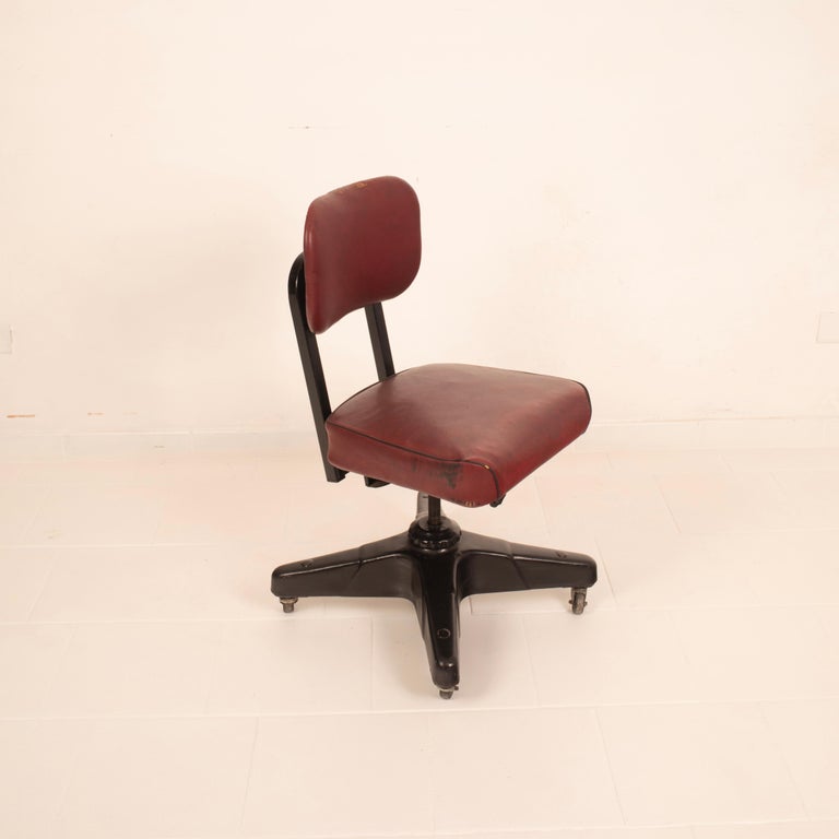 Industrial Stool by Chromcraft Corporation Stool USA 1944