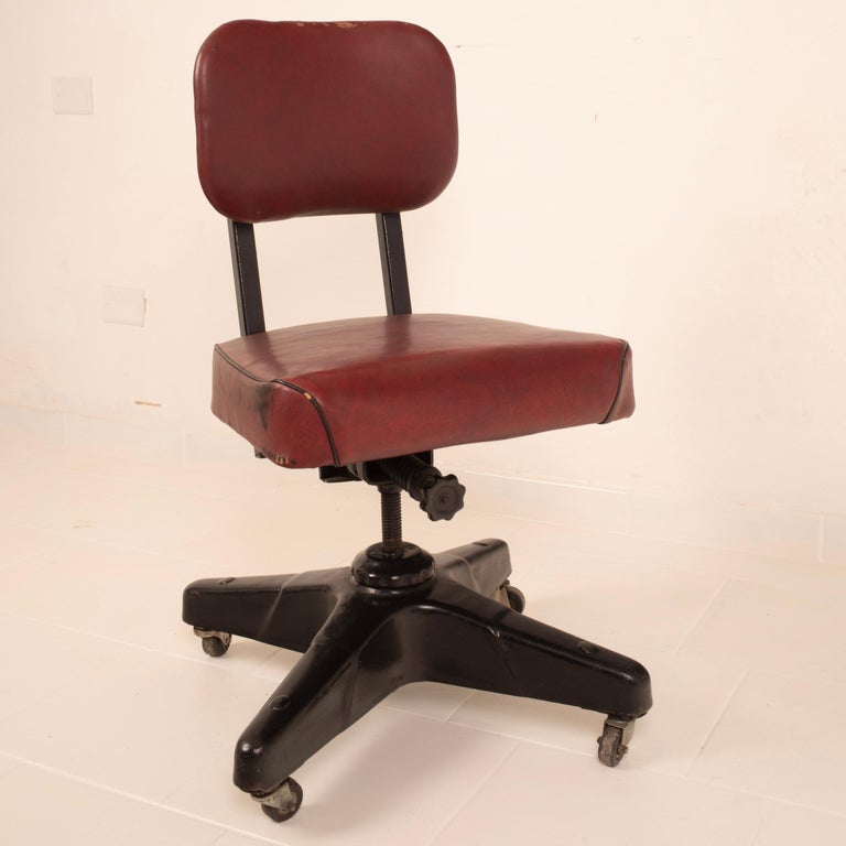Industrial Stool by Chromcraft Corporation Stool USA 1944