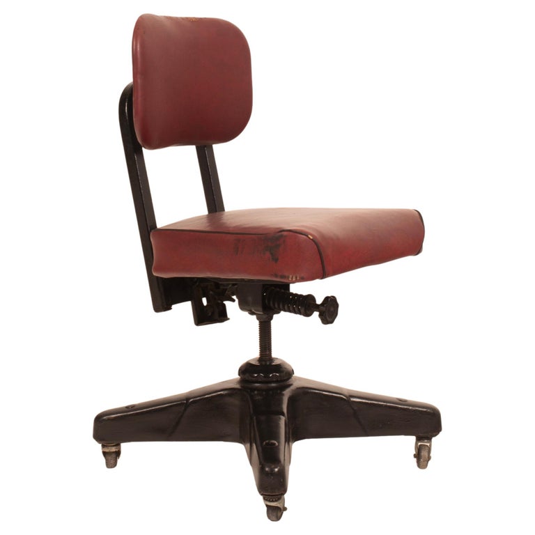 Industrial Stool by Chromcraft Corporation Stool USA 1944