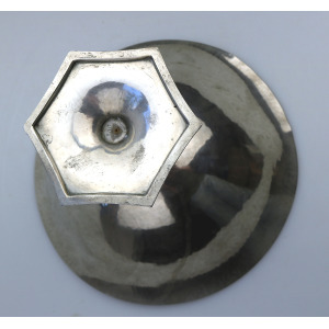 A large Modernist Art Deco Scandinavian pewter Just Andersen hammered Bowl C.1920