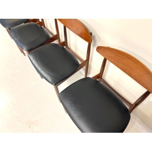 Kofod Larsen for G Plan, Set of 4 Dining Chairs