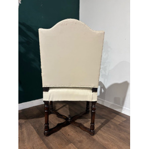Leather Upholstered Side Armchair