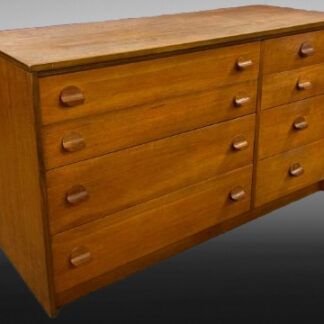 Mid Century Vintage STAG Teak Chest of 8 Drawers