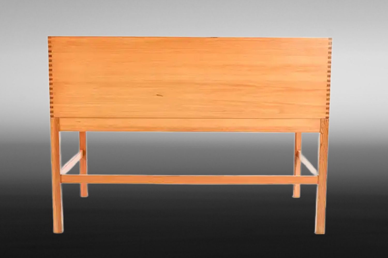 Mid-Century Danish Pine Desk by Andreas Hansen