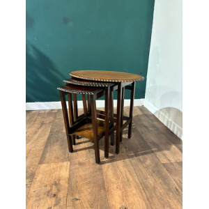 Mid Century Mahogany Nest Of Tables