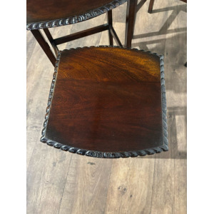 Mid Century Mahogany Nest Of Tables