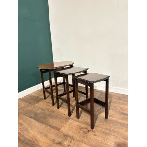 Mid Century Mahogany Nest Of Tables