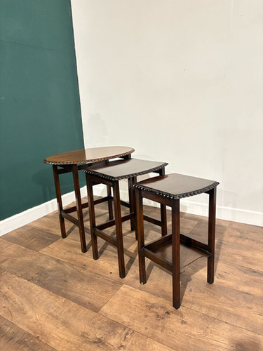 Mid Century Mahogany Nest Of Tables