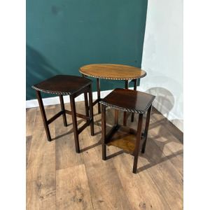 Mid Century Mahogany Nest Of Tables