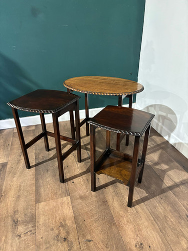 Mid Century Mahogany Nest Of Tables