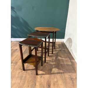 Mid Century Mahogany Nest Of Tables