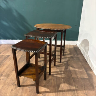 Mid Century Mahogany Nest Of Tables