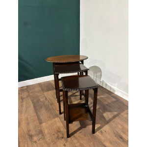 Mid Century Mahogany Nest Of Tables