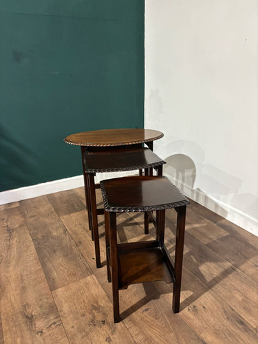 Mid Century Mahogany Nest Of Tables