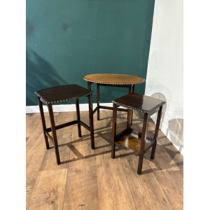 Mid Century Mahogany Nest Of Tables