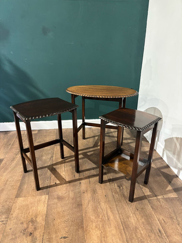 Mid Century Mahogany Nest Of Tables