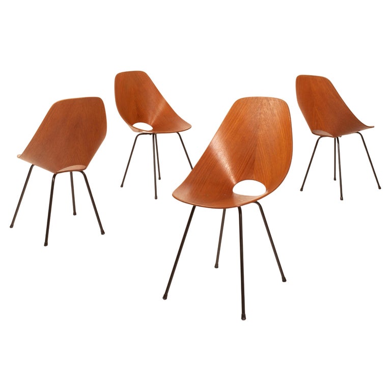 Mid Century Medea Chairs by Vittorio Nobili for Fratelli Tagliabue, 1950s
