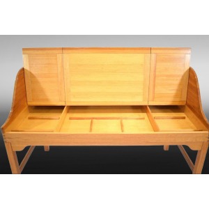 Mid-Century Danish Pine Desk by Andreas Hansen