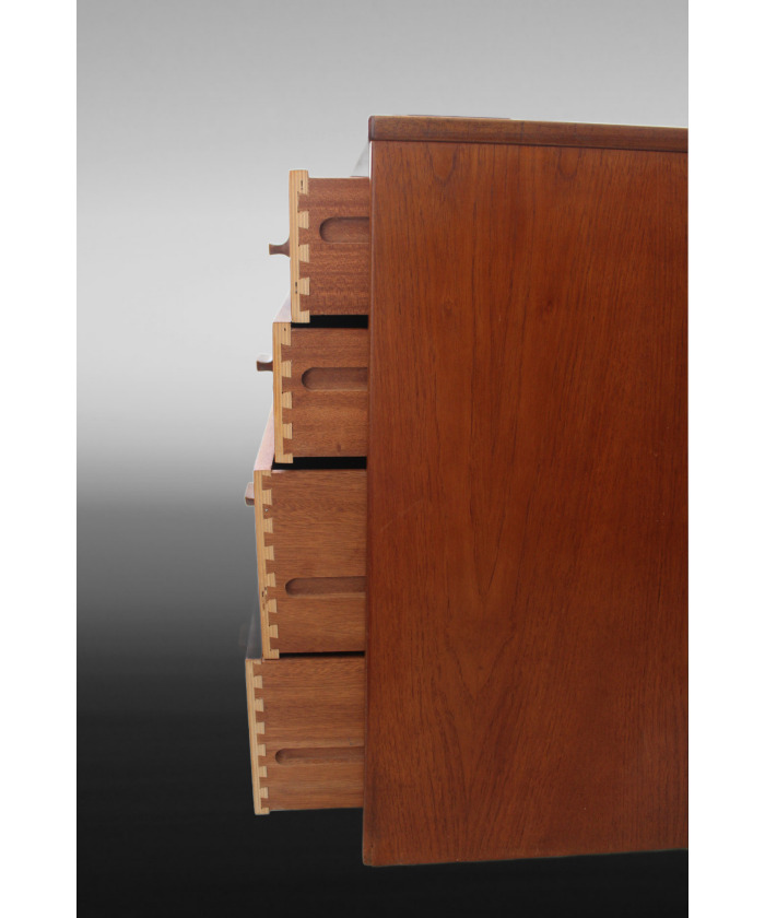 Mid Century Vintage STAG Teak Chest of 8 Drawers