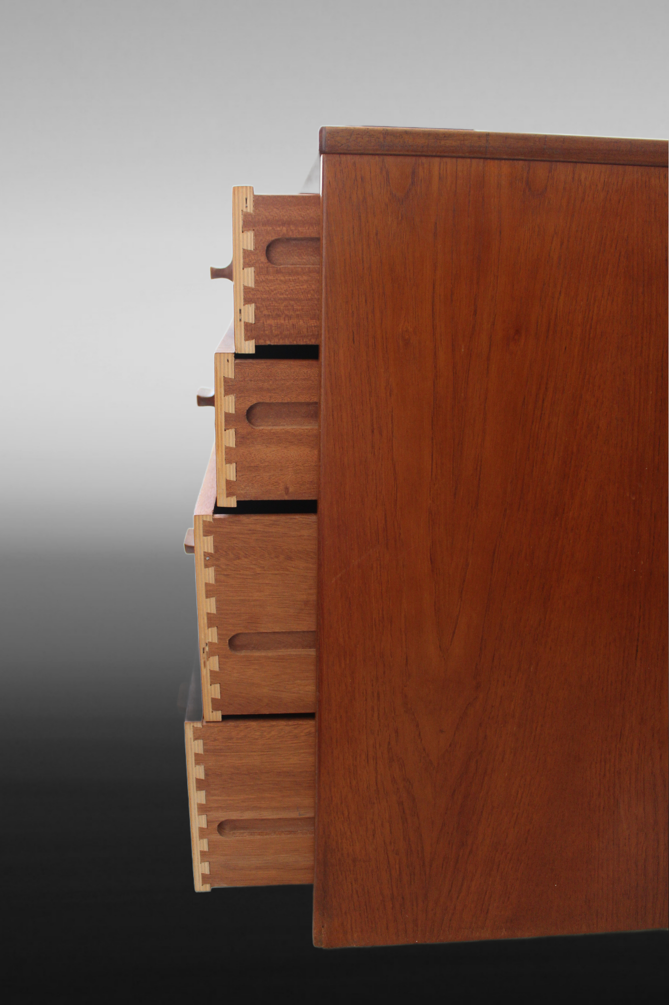 Mid Century Vintage STAG Teak Chest of 8 Drawers