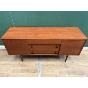Mid Century Teak Compact Sideboard By Avalon Furniture-Courier