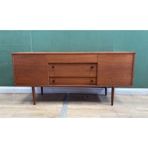Mid Century Teak Compact Sideboard By Avalon Furniture-Courier