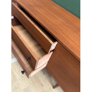 Mid Century Teak Compact Sideboard By Avalon Furniture-Courier