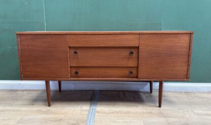 Mid Century Teak Compact Sideboard By Avalon Furniture-Courier