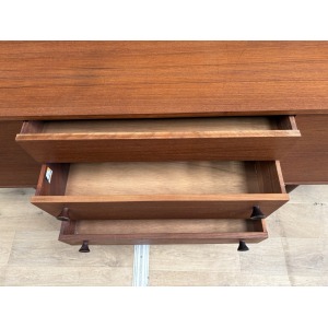 Mid Century Teak Compact Sideboard By Avalon Furniture-Courier