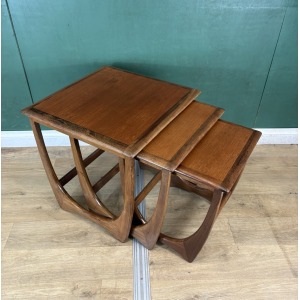 Mid Century Teak G Plan Nest Of Tables-Courier