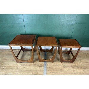 Mid Century Teak G Plan Nest Of Tables-Courier