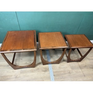 Mid Century Teak G Plan Nest Of Tables-Courier