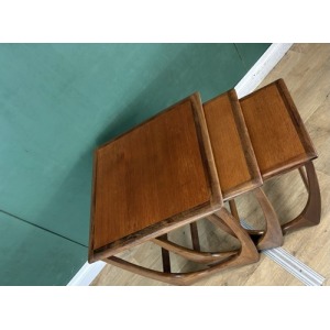 Mid Century Teak G Plan Nest Of Tables-Courier