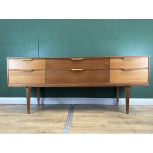 Mid Century Teak Sideboard By Austin Suite Furniture-Courier
